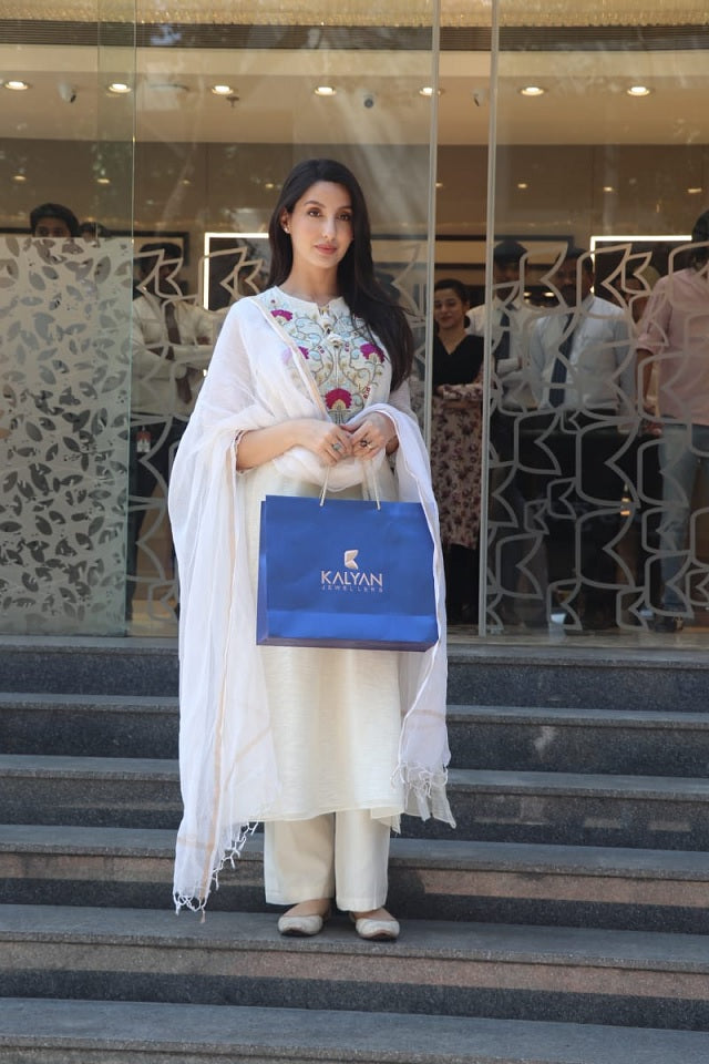 Embroidery Work Mul Cotton Kurti Pent with Chanderi Dupatta