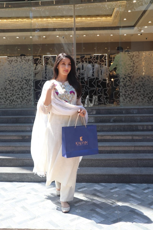 Embroidery Work Mul Cotton Kurti Pent with Chanderi Dupatta