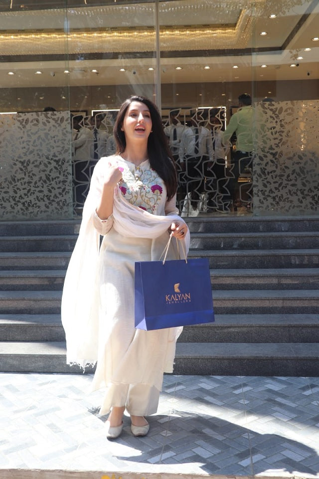 Embroidery Work Mul Cotton Kurti Pent with Chanderi Dupatta