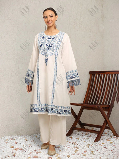Falak Kashmiri Long Kurta Set